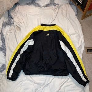 Adidas Puffy Windbreaker Pullover Embroidered Logo